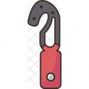 Hook Knife Cut Icon