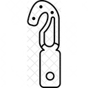 Hook Knife Cut Icon