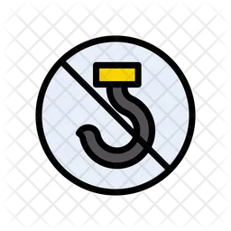 Hook Not Allowed  Icon