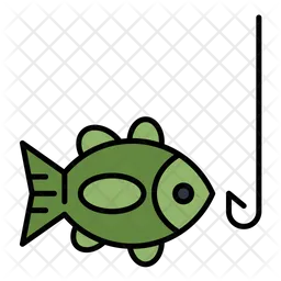 Hooked Fish  Icon