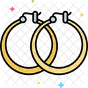 Hoop Earrings Gold Earrings Fashion Accessory Icon