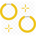 Earrings Hoop Gold Icon