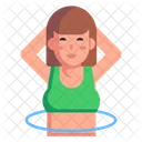 Hoop Exercise  Icon