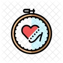 Hoop Frame Embroidery Icon