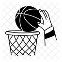 Hoop Game Basketball Goal Sport Icon