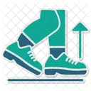 Hop Shoe Tap Jump Icon