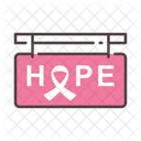 Hope Hope Signboard Cancer Icon