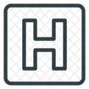 Hopital Soupir Symbole Icône