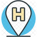 Hopital Emplacement Epingle Icon