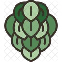 Hops Flowers Brewing Icon