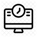 Tempo Gerenciamento De Tempo Monitoramento Ícone