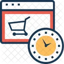 Tempo Compras Online Ícone