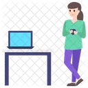 Hora Del Cafe Hora Del Te Hora De Descanso Icono