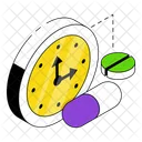 Hora De La Medicina Pastillas Tabletas Icon