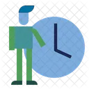Hora de trabalho  Ícone