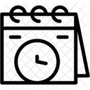 Icones De Calendario E Hora Ícone