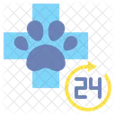 Veterinario De Horas Icono