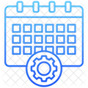 Horaire Gestion Du Temps Planification Icône
