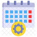 Horaire Gestion Du Temps Planification Icône