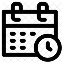 Horaire Calendrier Evenement Icône