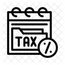 Horaire Impot Calendrier Icône