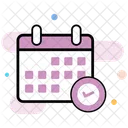 Calendrier Annuaire Date Icon