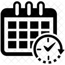 Horaire Calendrier Evenement Icône