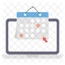 Planning En Ligne Rappel En Ligne Calendrier En Ligne Icône
