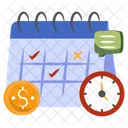 Horario Horario Agenda Icon