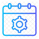 Horario Hora Y Fecha Organizacion Icono