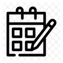 Programar Planificar Organizar Icono