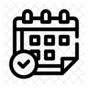Programar Planificar Diariamente Icono