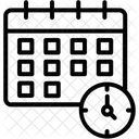 Calendario Horario Fecha Icono