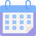 Calendario Tiempo Reunion Icon