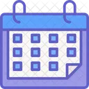 Calendario Tiempo Reunion Icon