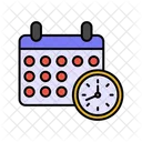 Horario Horario Calendario Icono