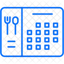 Horario De Alimentacao Mesa De Livros Horario Ícone