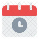 Hora do calendário Ícone