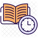 Horario De Aula Relogio Educacao Ícone