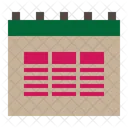 Horario De Aula Planejador De Eventos De Aula Calendario De Exames Ícone