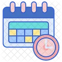 Horario De Aula Planejador De Aula Cronograma Ícone