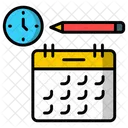 Horario De Aula Ícone