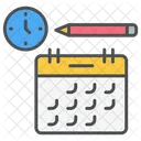 Horario De Aula Ícone
