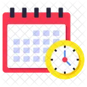 Horario De Estudio Horario Planificador Icono