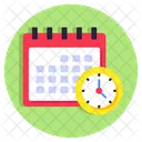 Horario De Estudio Horario Planificador Icono