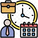 Horario De Expediente Oportunidades Financas Ícone