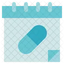 Farmacia Calendario Horario Icono