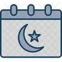 Ramadan Calendario Fecha Icono