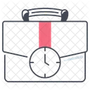 Horario De Trabalho Hora Relogio Ícone