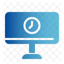 Tempo De Trabalho Gerenciamento De Tempo Produtividade Ícone